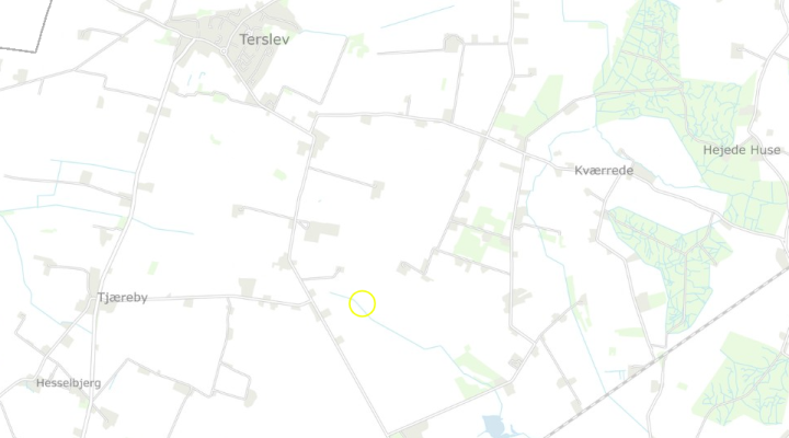 Offentlig høring af minivådområde sydøst for Terslev