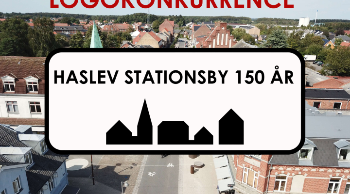 Logokonkurrence: Haslev stationsby 150 år