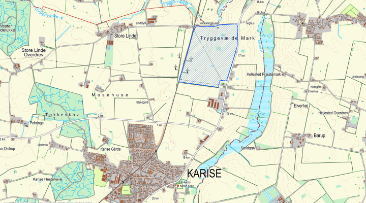 Idéfase forud for planlægning for solcelleanlæg nord for Karise