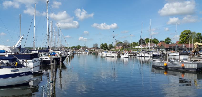 Både i Faxe Ladeplads Havn ""